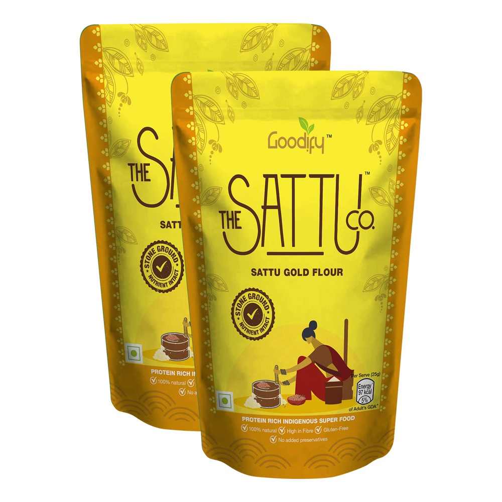 Sattu Gold Flour Pack of 2 - thesattuco.com